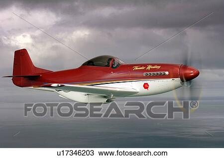 Thunder Mustang in flight near Auckland View Large Photo Image Stock Image - Thunder Mustang in flight near Auckland. Fotosearch