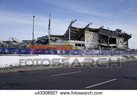 Stock Photo - Collapsed building. Fotosearch