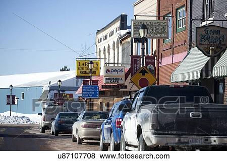 Main street USA View Large Photo Image Stock Photo - Main street USA. Fotosearch