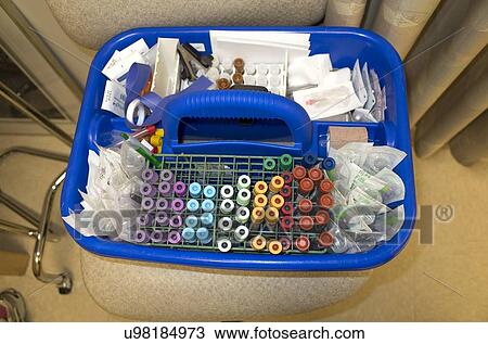 Stock Image - Medical supply bin. Fotosearch