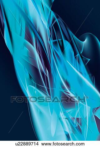 Picture - Blue abstract. Fotosearch