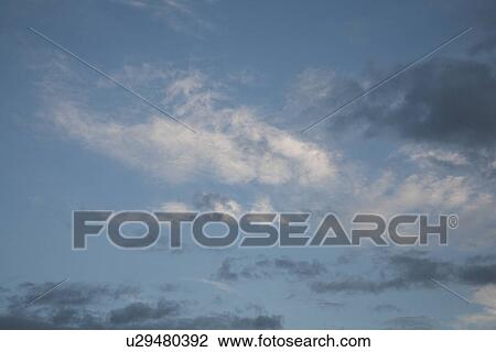 Stock Image - Cloudy sky. Fotosearch
