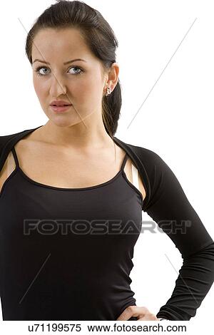Confident young woman View Large Photo Image Stock Photography - Confident young woman. Fotosearch