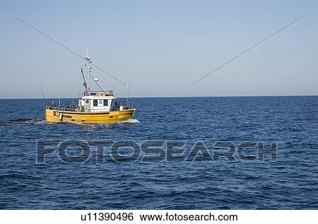 Fishing boat on the water View Large Photo Image Stock Photograph - Fishing boat on the water. Fotosearch