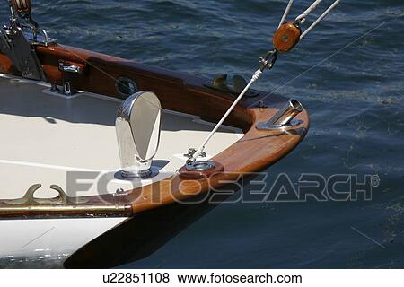Stock Photo - Front of boat. Fotosearch