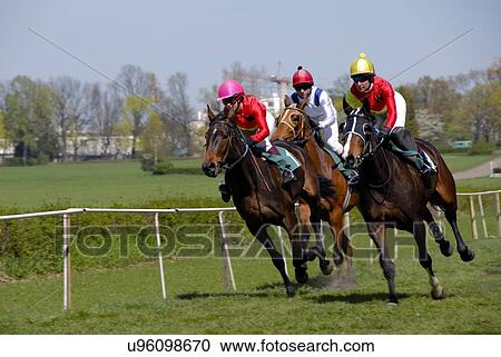 Horse racing View Large Photo Image Stock Image - Horse racing. Fotosearch