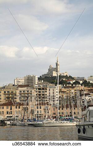 Port of Marseille View Large Photo Image Picture - Port of Marseille. Fotosearch