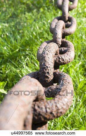 Stock Photography - Rusty chain. Fotosearch