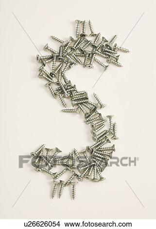 Picture - Screws in the letter S shape. Fotosearch