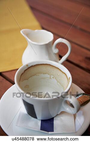 Stained coffee cup View Large Photo Image Stock Photo - Stained coffee cup. Fotosearch