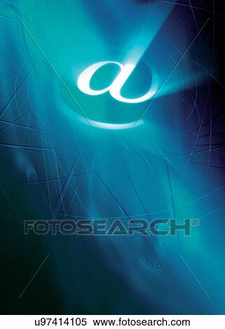Stock Photography - @ symbol. Fotosearch
