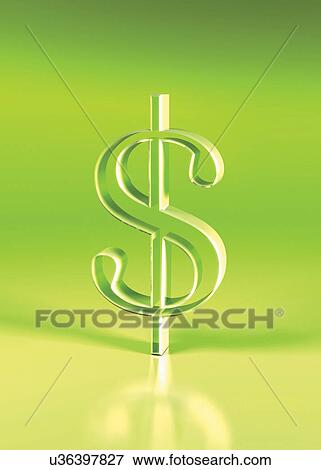 Stock Photo - Three dimensional dollar sign. Fotosearch