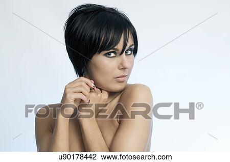Topless woman View Large Photo Image Stock Image - Topless woman. Fotosearch