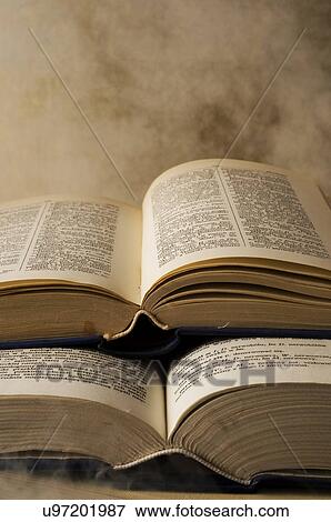 Two open books View Large Photo Image Stock Photo - Two open books. Fotosearch