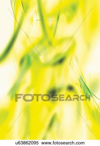 Stock Photography - Yellow and green abstract background. Fotosearch