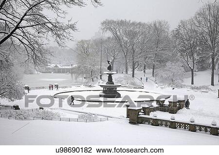 Central Park at winter View Large Photo Image Stock Image - Central Park at winter. Fotosearch