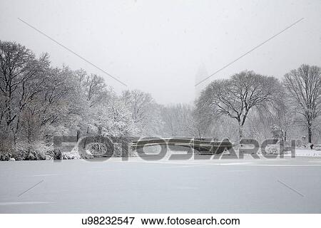 Central Park at winter View Large Photo Image Stock Photo - Central Park at winter. Fotosearch
