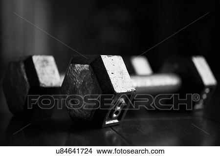 Close-up of dumbbells View Large Photo Image Picture - Close-up of dumbbells. Fotosearch