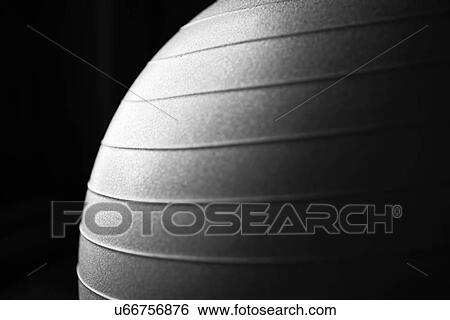 Stock Photograph - Close-up of exercise ball. Fotosearch