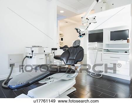 Empty dentist's office with modern equipment View Large Photo Image Stock Photo - Empty dentist's office with modern equipment. Fotosearch