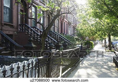 Stock Image - Empty street. Fotosearch