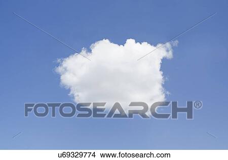 One cloud on blue sky View Large Photo Image Picture - One cloud on blue sky. Fotosearch
