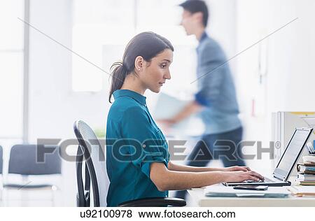 People working in office View Large Photo Image Stock Photo - People working in office. Fotosearch