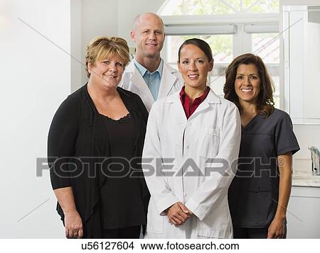 Portrait of dentists and assistants View Large Photo Image Picture - Portrait of dentists and assistants. Fotosearch