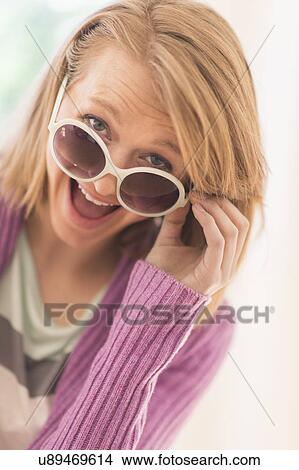 Portrait of young woman View Large Photo Image Picture - Portrait of young woman. Fotosearch