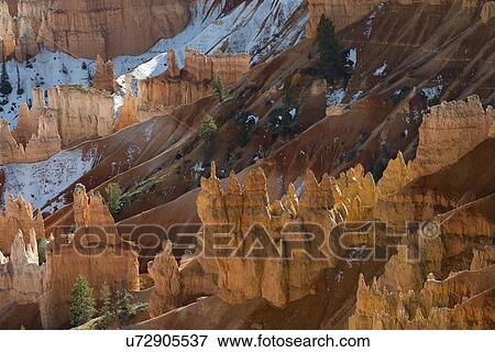 Rock formations in Bryce Canyon View Large Photo Image Stock Photo - Rock formations in Bryce Canyon. Fotosearch
