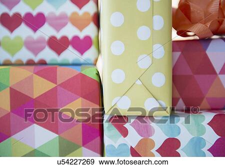 Studio Shot of colorful presents View Large Photo Image Stock Photo - Studio Shot of colorful presents. Fotosearch