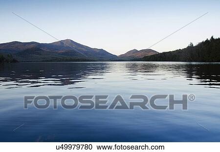 Stock Image - View of Lake Placid. Fotosearch