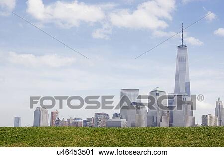Stock Image - View of skyline. Fotosearch