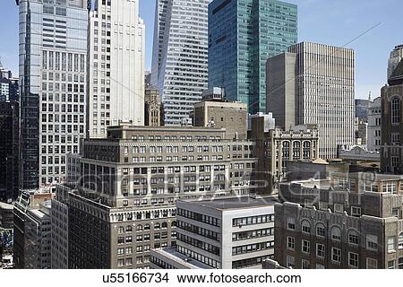 View of skyscrapers View Large Photo Image Picture - View of skyscrapers. Fotosearch