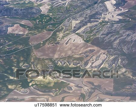 Stock Image - Patterns from the air. Fotosearch