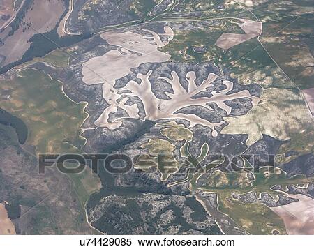 Stock Photography - Patterns from the air. Fotosearch