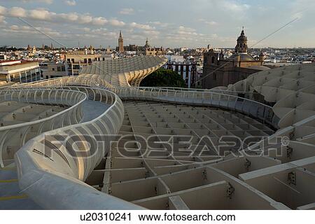 Stock Image - Spain: the Golden Triangle of Andalucia. Fotosearch