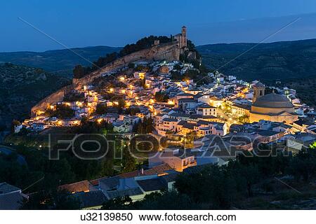 Stock Image - Spain: the Golden Triangle of Andalucia. Fotosearch