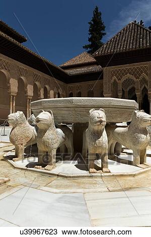 Stock Image - Spain: the Golden Triangle of Andalucia. Fotosearch