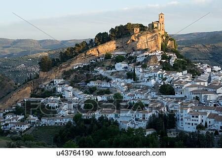 Stock Image - Spain: the Golden Triangle of Andalucia. Fotosearch