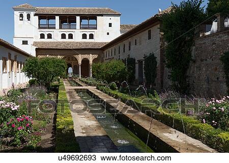 Stock Image - Spain: the Golden Triangle of Andalucia. Fotosearch
