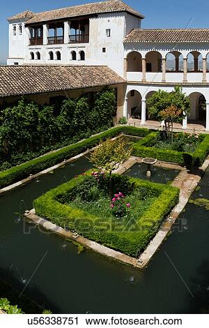 Stock Image - Spain: the Golden Triangle of Andalucia. Fotosearch