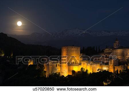 Stock Image - Spain: the Golden Triangle of Andalucia. Fotosearch