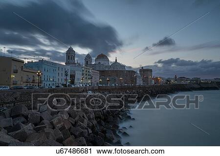 Stock Image - Spain: the Golden Triangle of Andalucia. Fotosearch