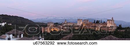 Stock Image - Spain: the Golden Triangle of Andalucia. Fotosearch
