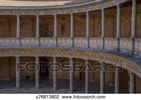Stock Image - Spain: the Golden Triangle of Andalucia. Fotosearch