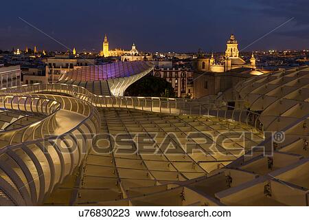 Stock Image - Spain: the Golden Triangle of Andalucia. Fotosearch