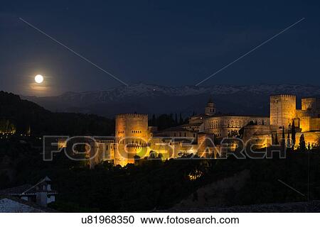 Stock Image - Spain: the Golden Triangle of Andalucia. Fotosearch