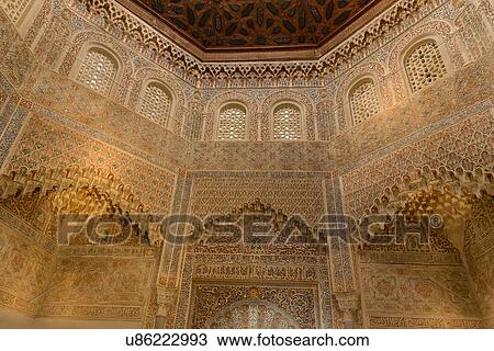 Stock Image - Spain: the Golden Triangle of Andalucia. Fotosearch