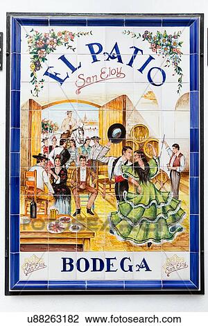 Stock Image - Spain: the Golden Triangle of Andalucia. Fotosearch
